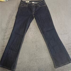 Banana Republic Deep Blue Stretch Denim Boot Cut Jeans
